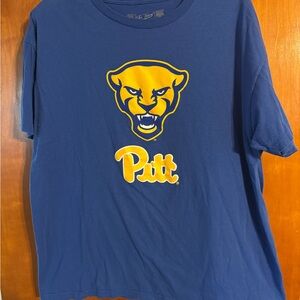 Blue Pitt T-Shirt with Panther Logo